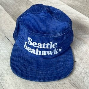 Vintage Corduroy Seattle Seahawks hat